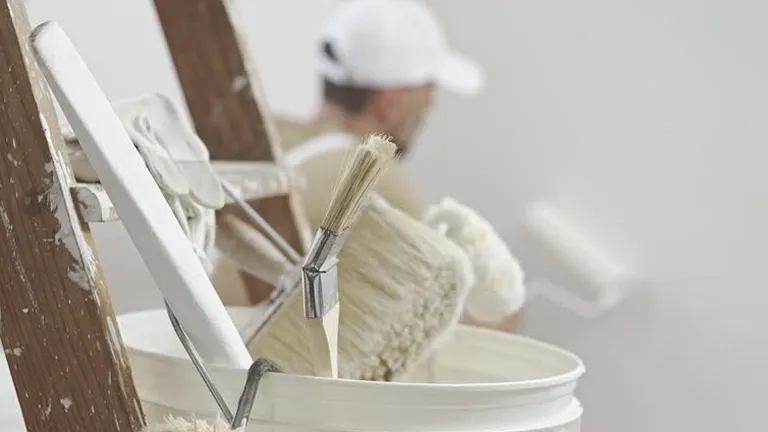Equipo de pintor trabajando en Arévalo